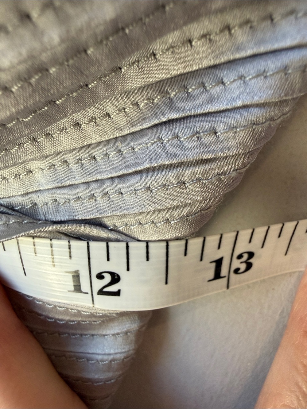 House Of CB Grey Satin Pin Tuck Dress - Picture 6 of 10